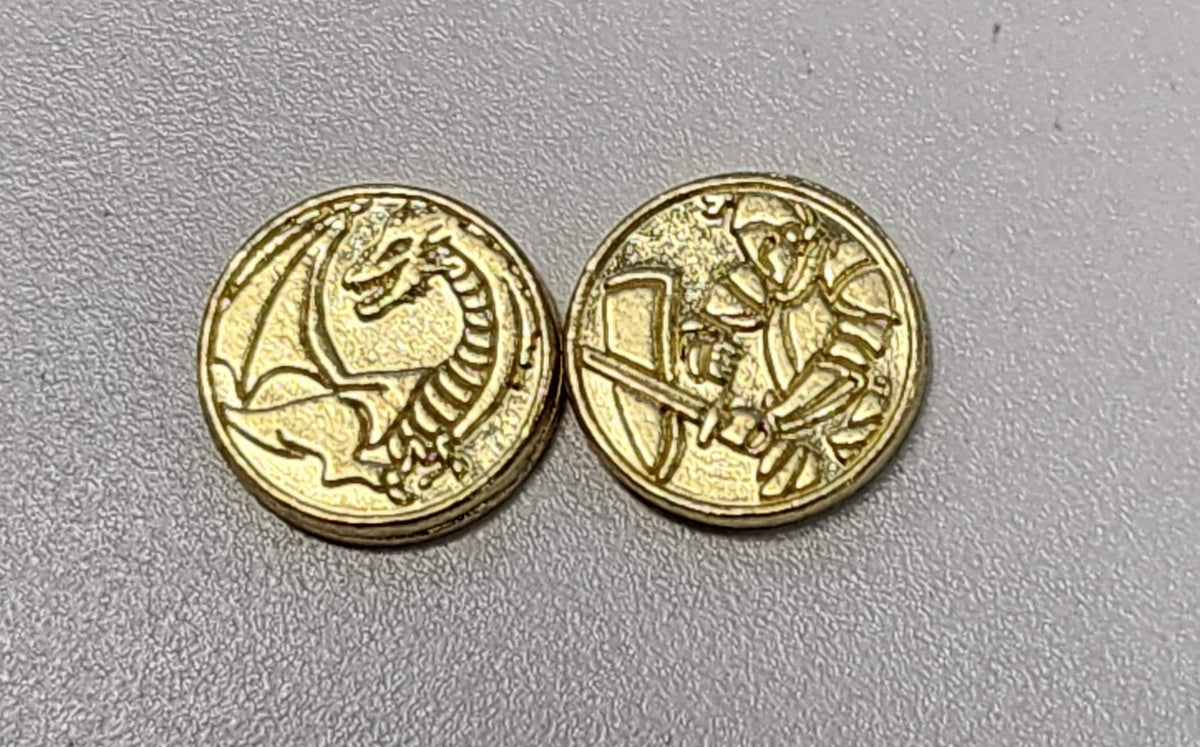 100 Gold Metal Coins, detail view 20
