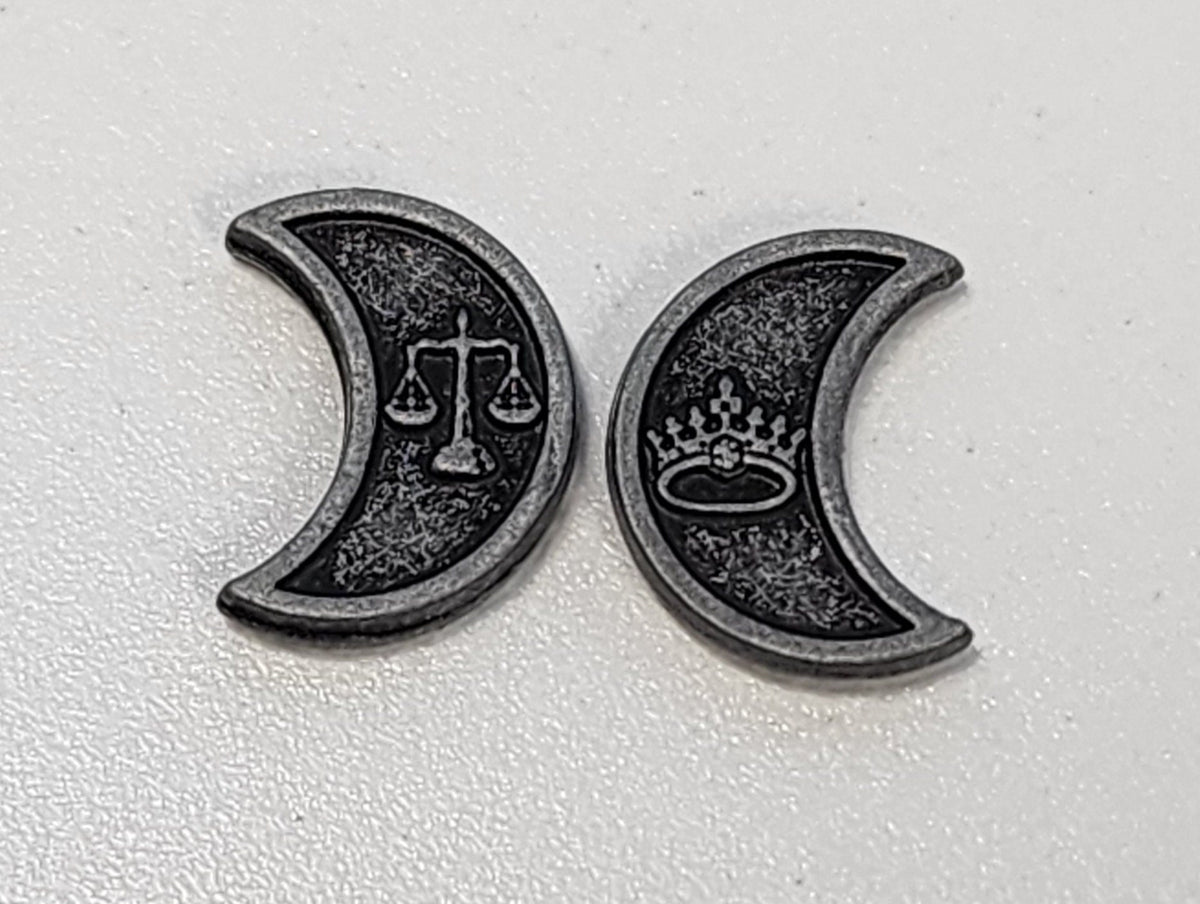 100 Silver Metal Coins, detail view 19