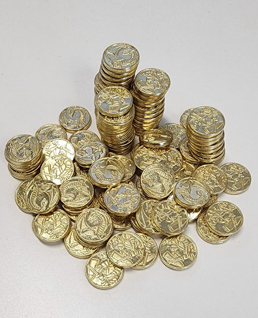 100 Gold Fantasy Coins - Booster Pack