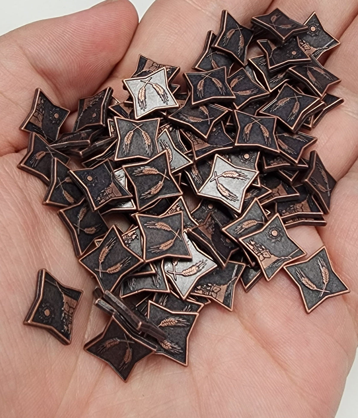 100 Copper Metal Coins, detail view 20