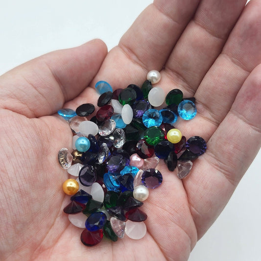 100 Enchanted Gem & Pearl Tokens for tabletop RPGs