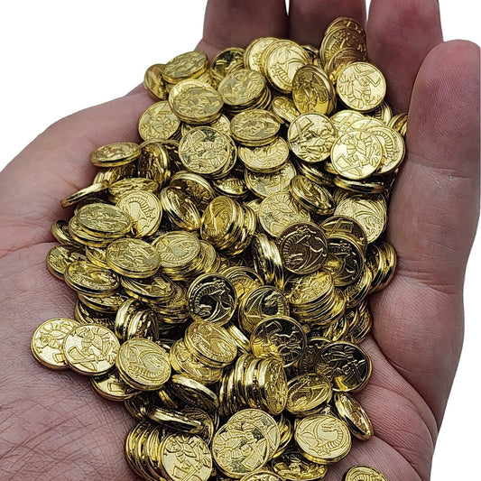 500 Gold Metal Coins for tabletop RPGs