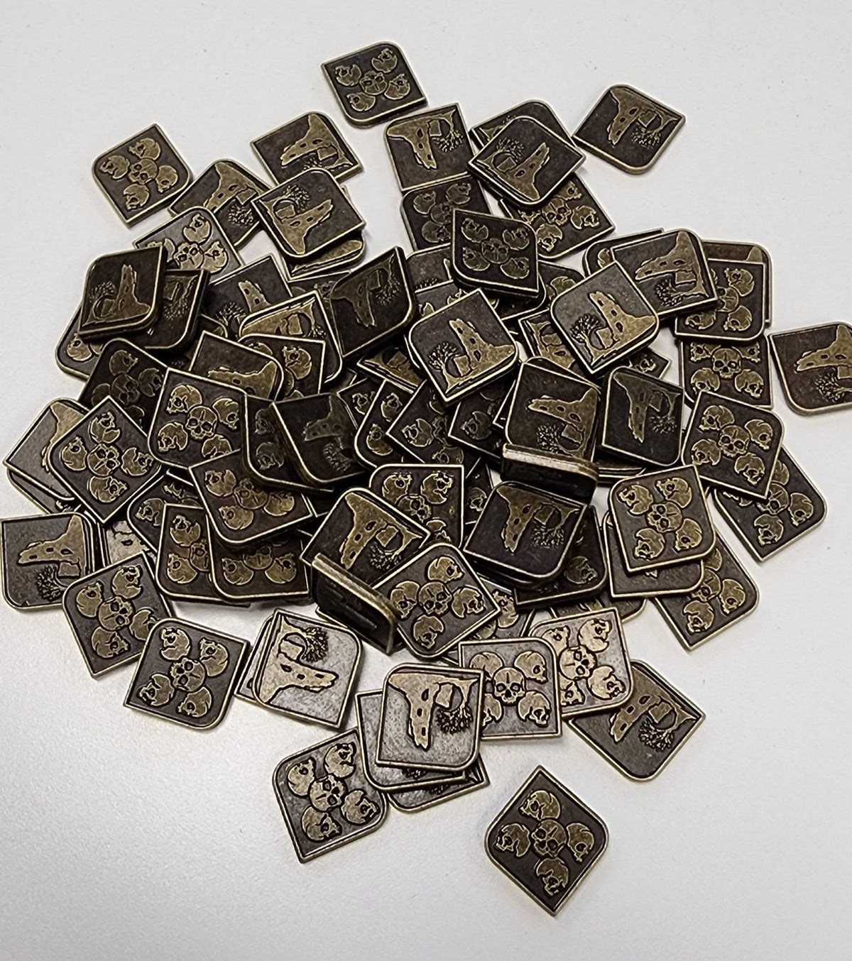 100 Electrum Metal Coins, detail view 4