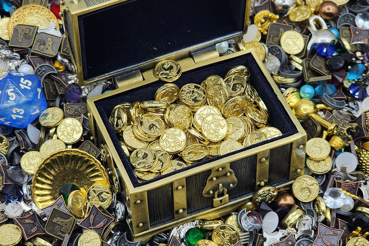 100 Gold Metal Coins, detail view 19