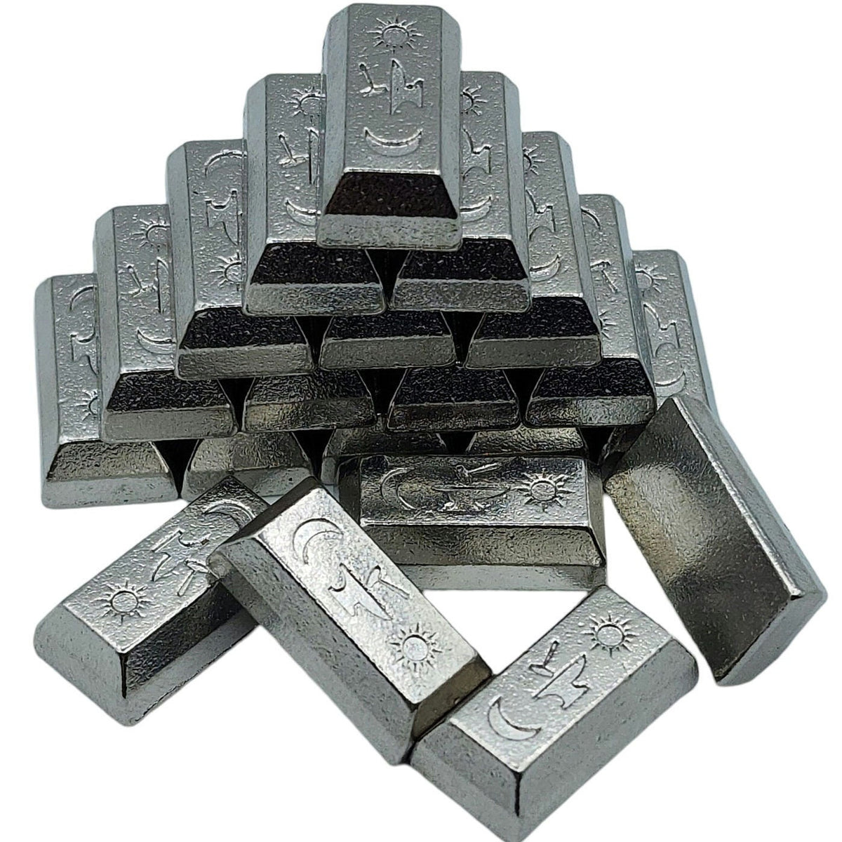 20 Platinum Metal Ingots, detail view 13