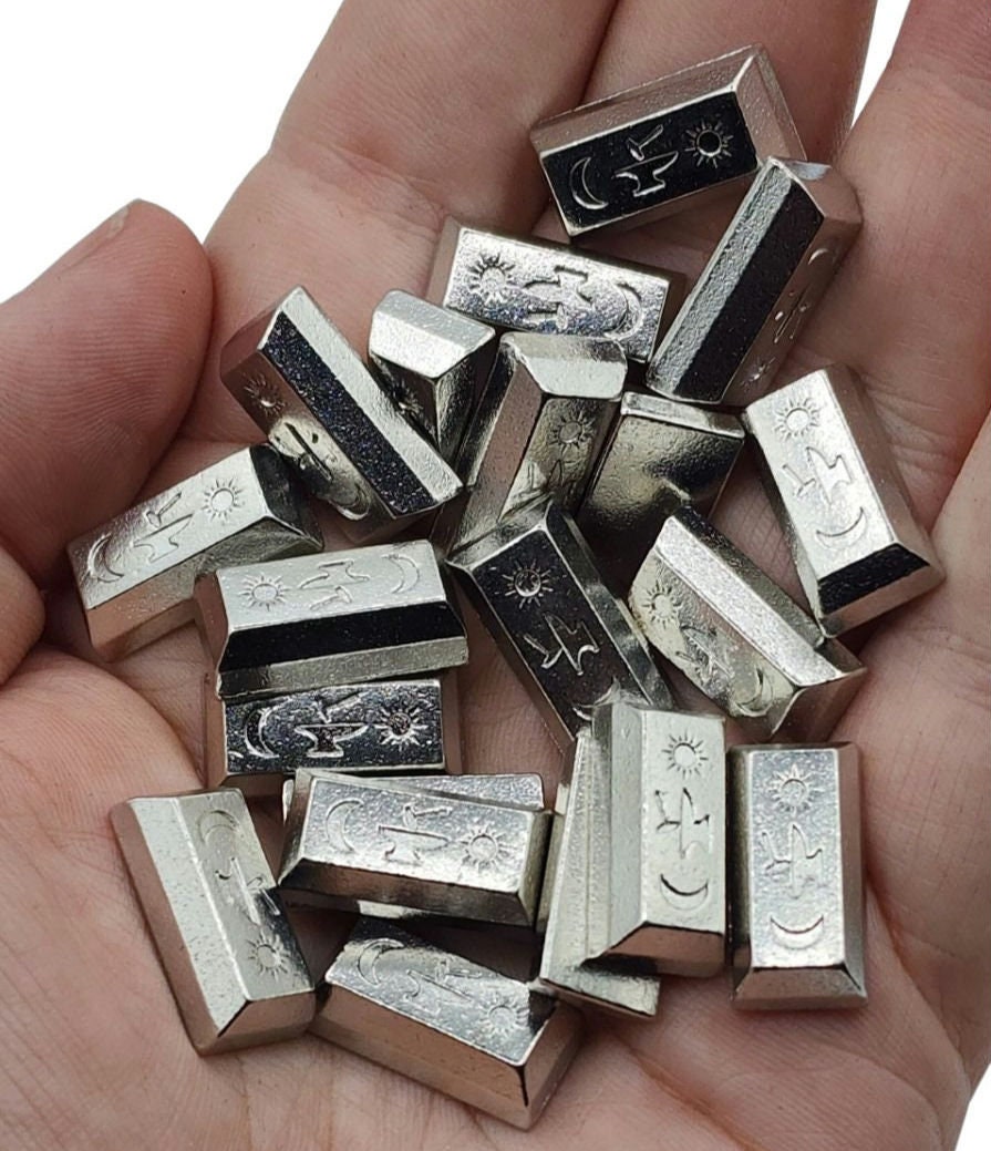 20 Platinum Metal Ingots, detail view 3