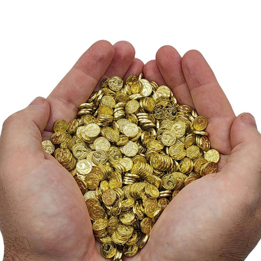 1,000 Gold Metal Coins for tabletop RPGs