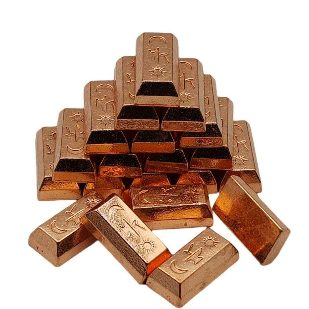 20 Copper Metal Ingots, detail view 3