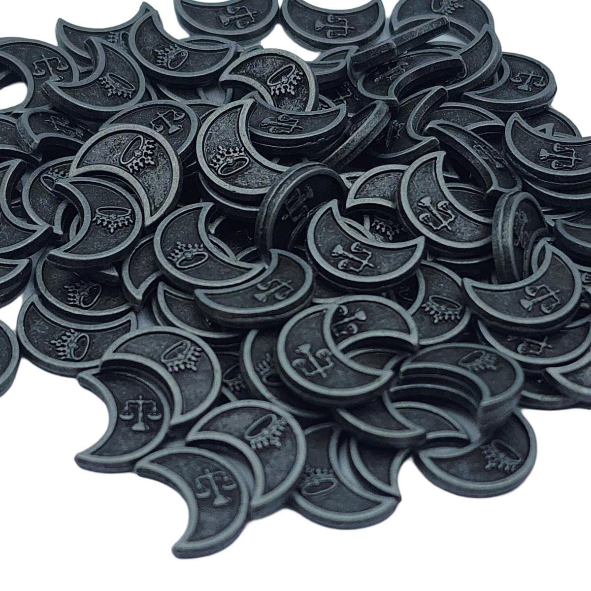 100 Silver Metal Coins, detail view 17