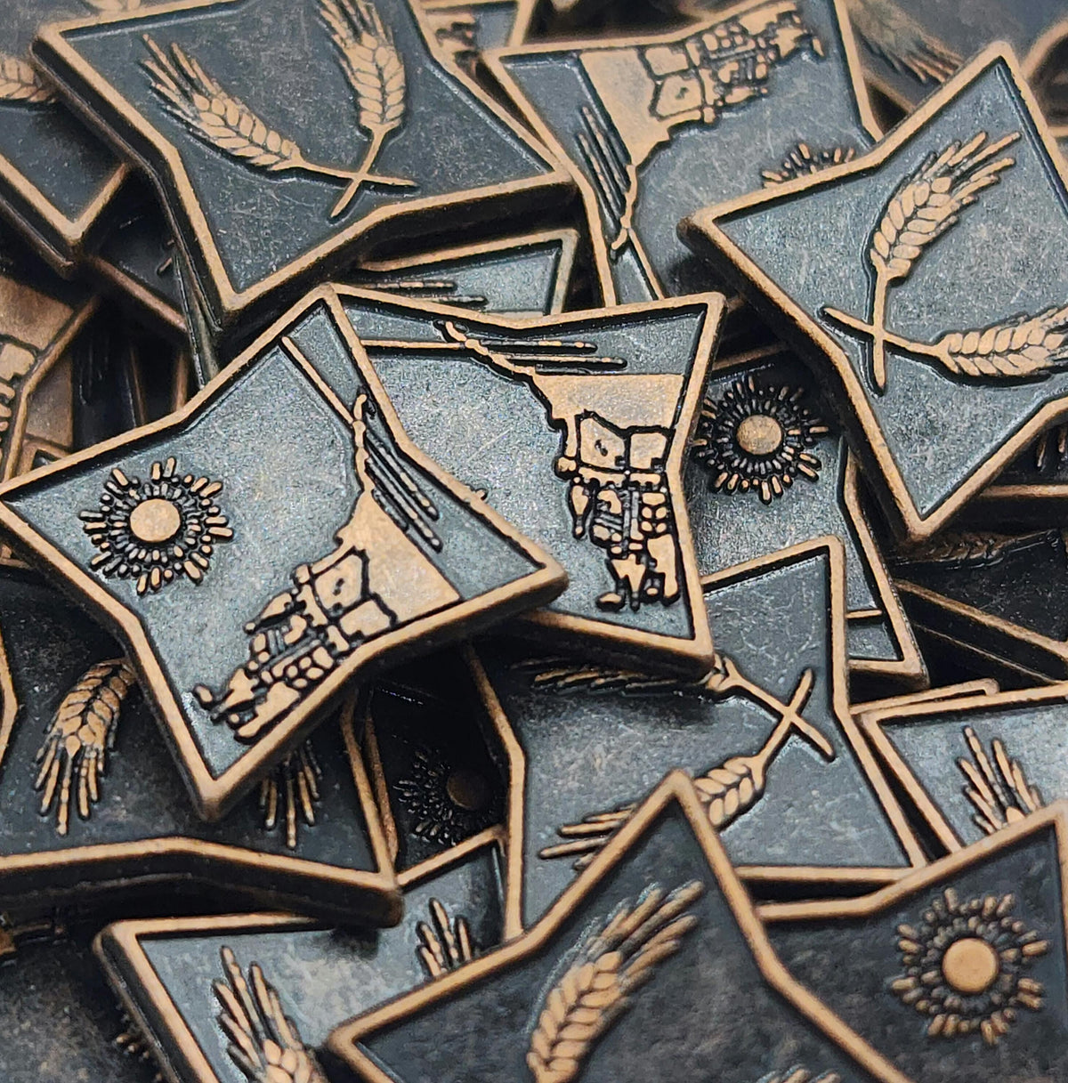 500 Copper Metal Coins, detail view 8