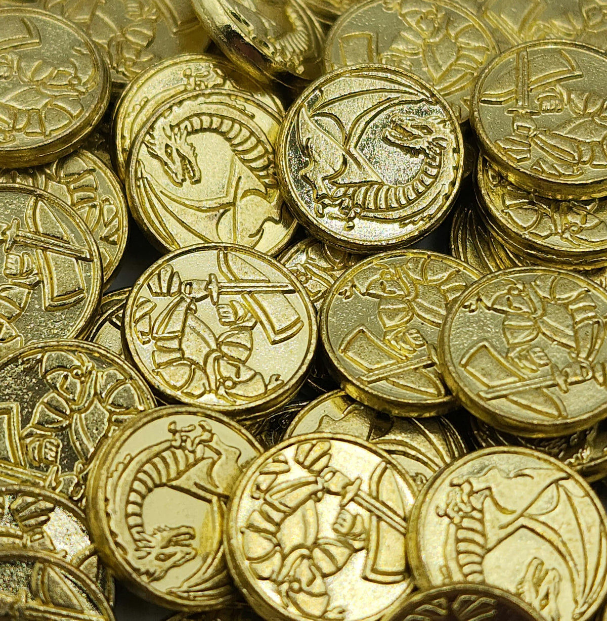 100 Gold Metal Coins, detail view 18