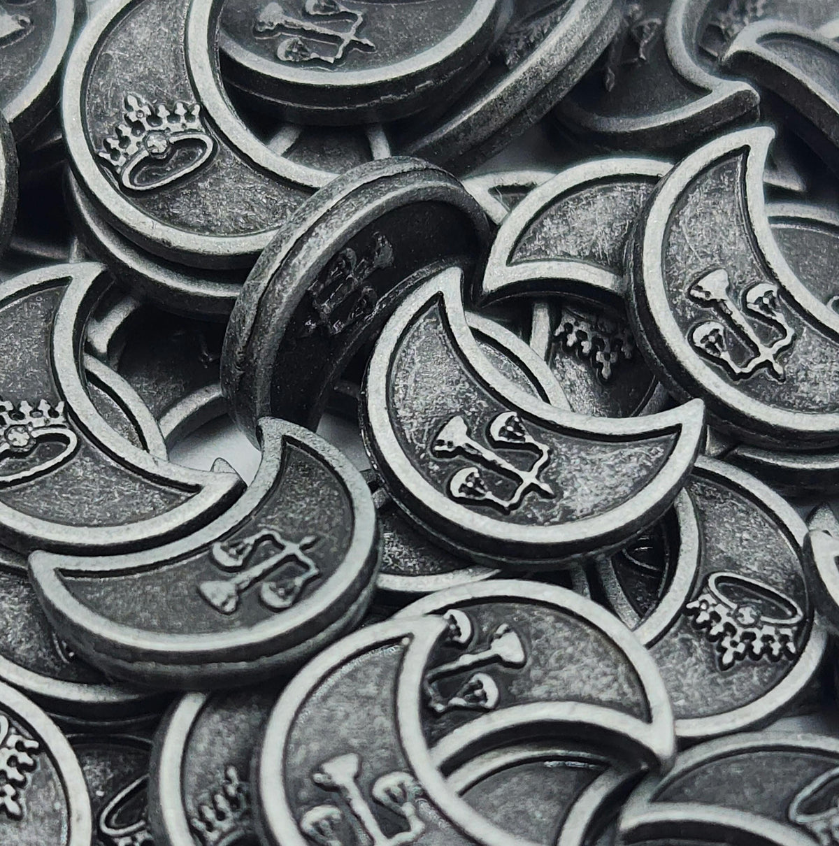 500 Silver Metal Coins, detail view 2