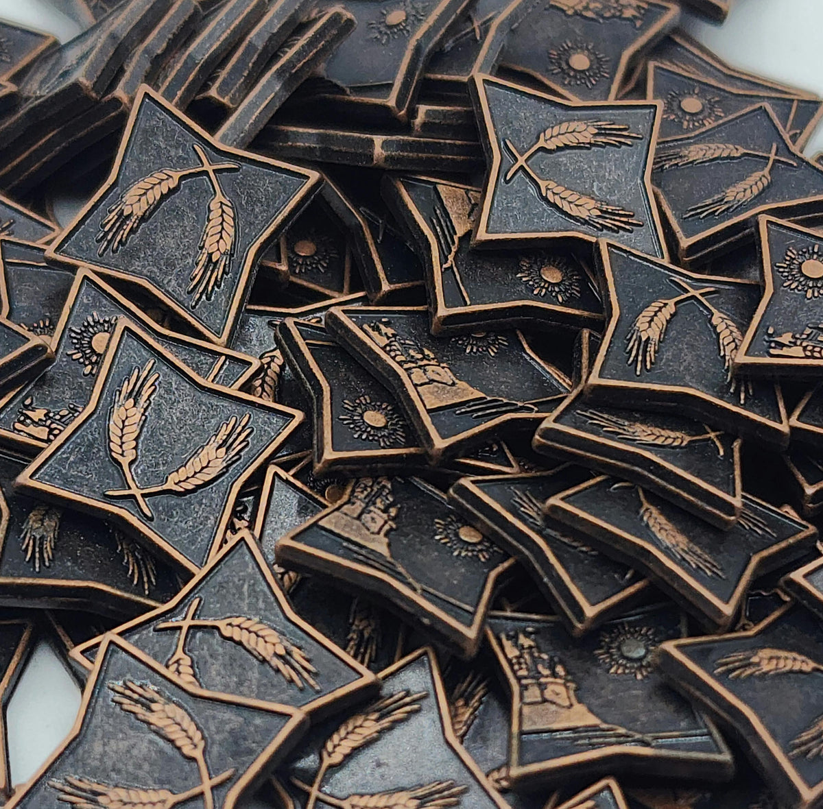 500 Copper Metal Coins, detail view 13
