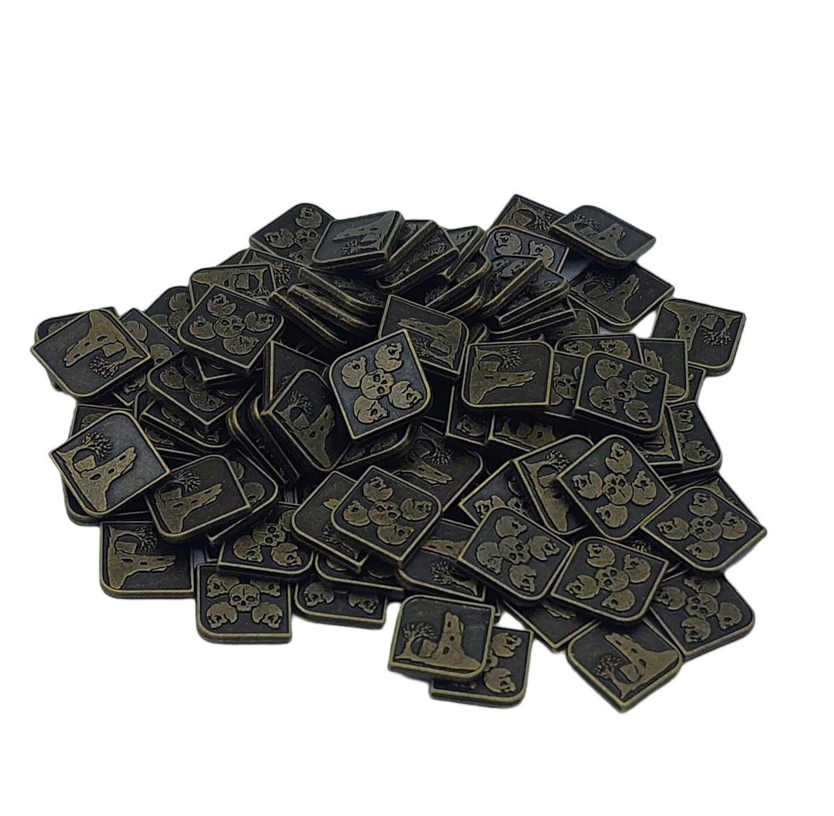 100 Electrum Metal Coins, detail view 3