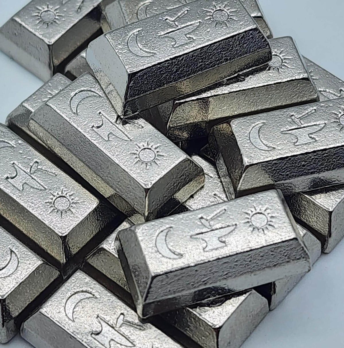 20 Platinum Metal Ingots, detail view 14