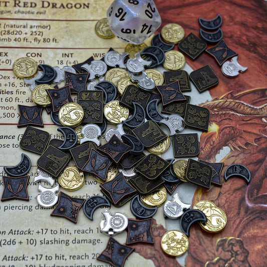 100 Mixed Metal Coins, detail view 2