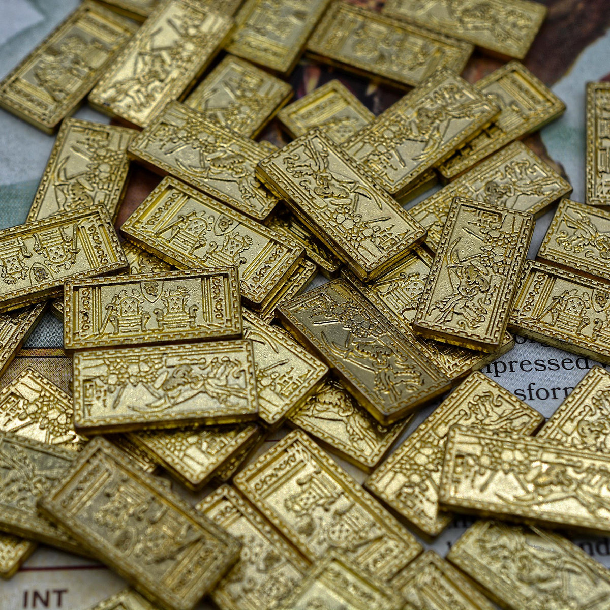 40 Gold Metal Trade Bars, detail view 10
