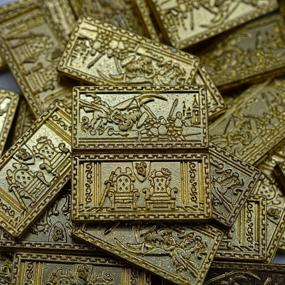 40 Gold Metal Trade Bars, detail view 4