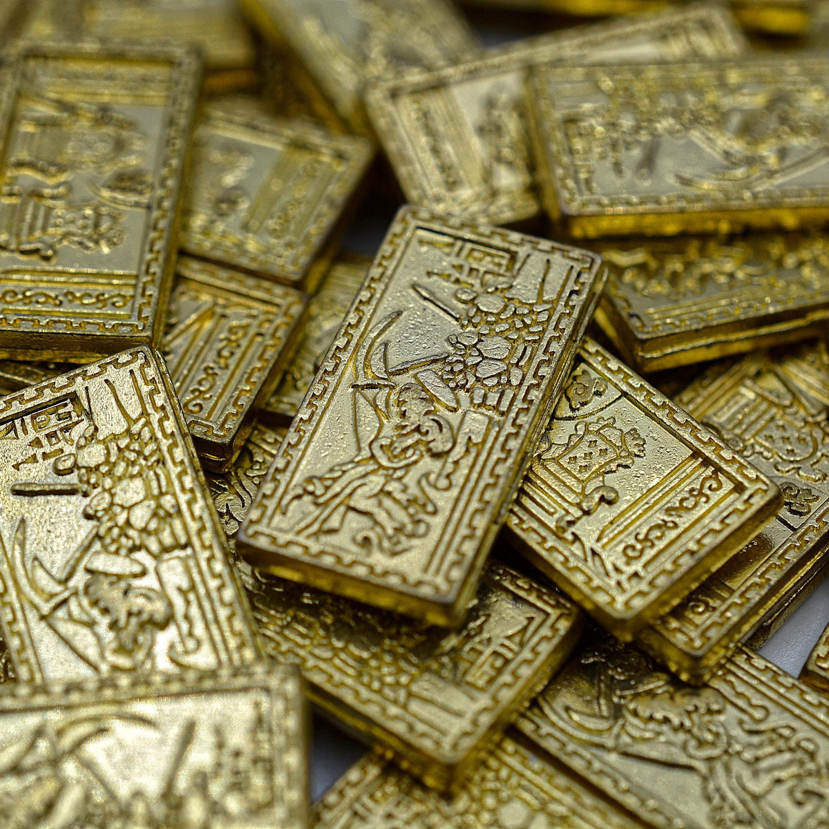 40 Gold Metal Trade Bars, detail view 3