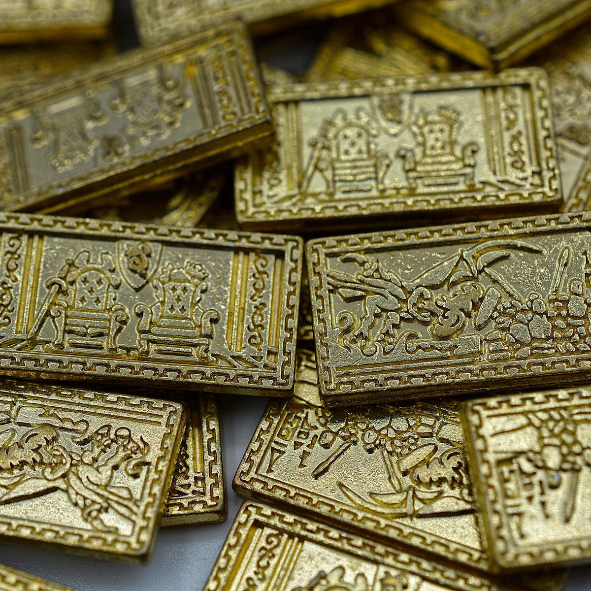 40 Gold Metal Trade Bars, detail view 5