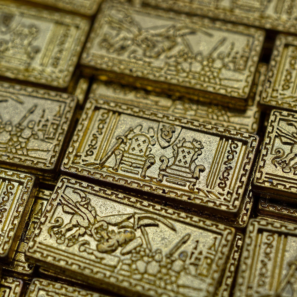 40 Gold Metal Trade Bars, detail view 6