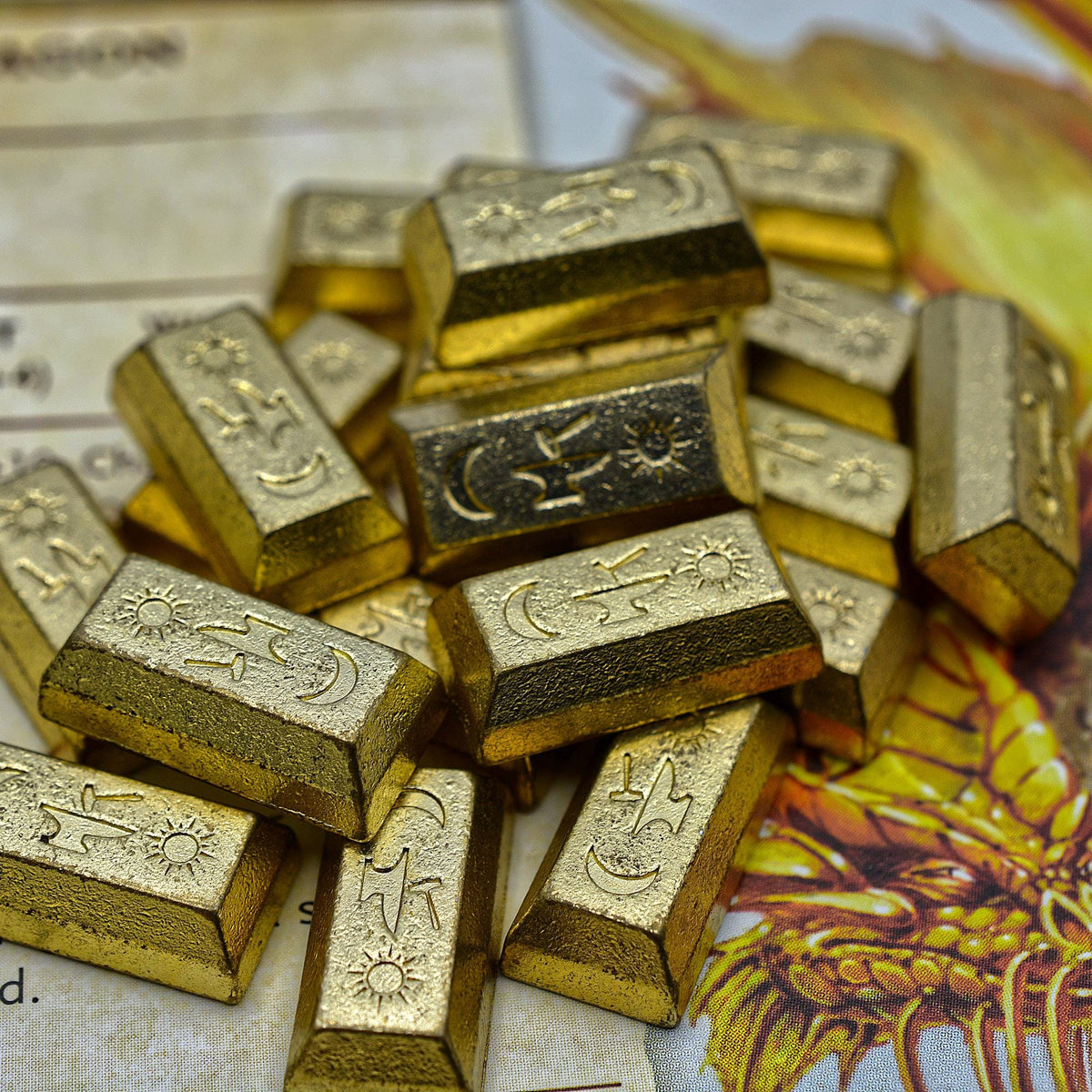 20 Gold Metal Ingots, detail view 9