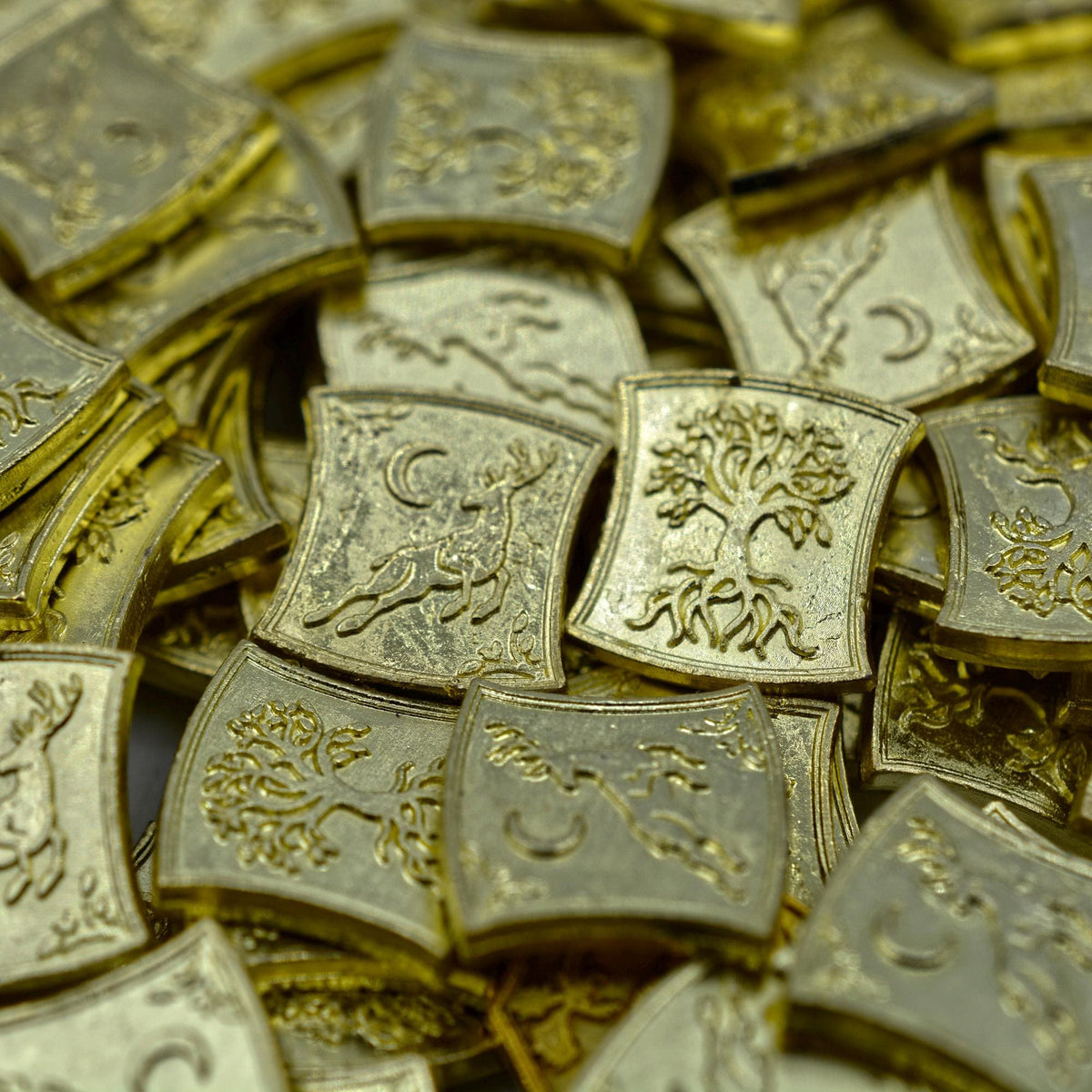1,000 Gold Elven Metal Coins, detail view 4
