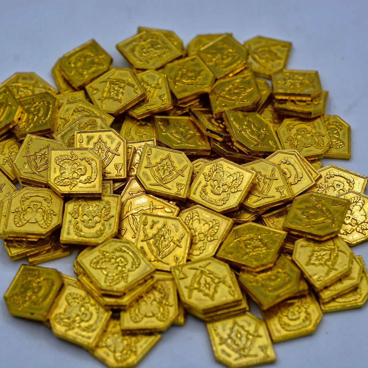 500 Gold Fiendish Metal Coins, detail view 4