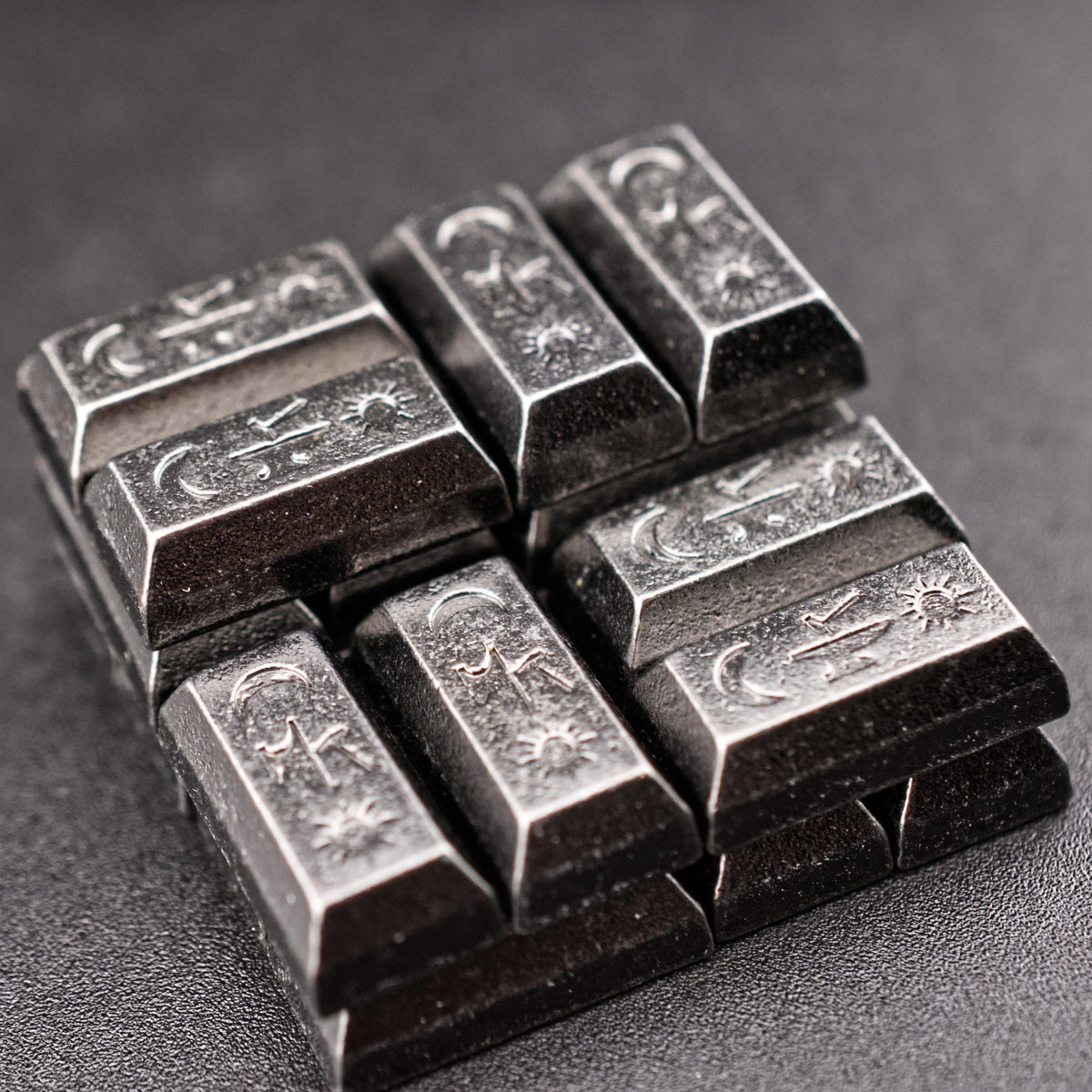 20 Dark Gunmetal Ingots, detail view 10