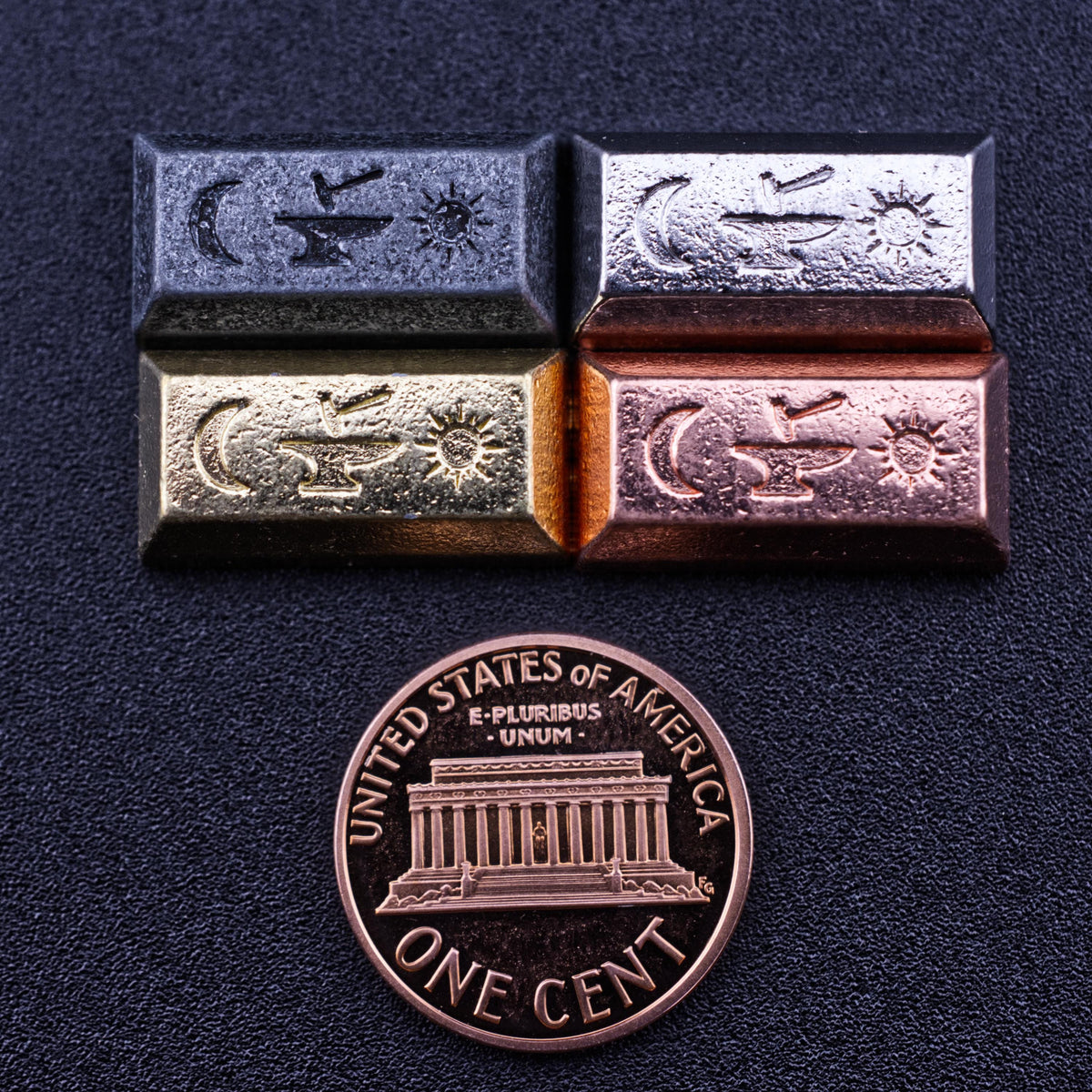 20 Mixed Metal Ingots, detail view 15