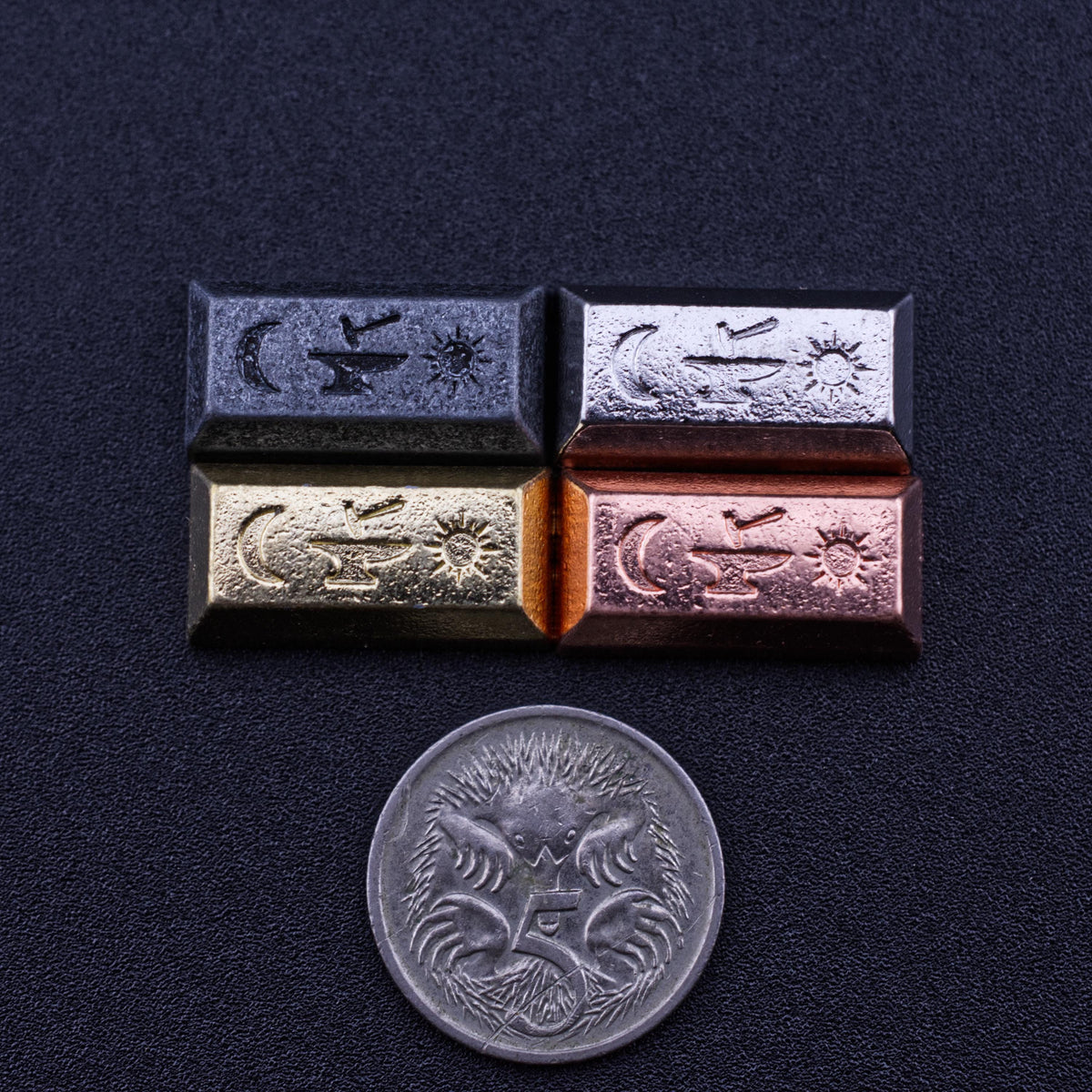20 Mixed Metal Ingots, detail view 16