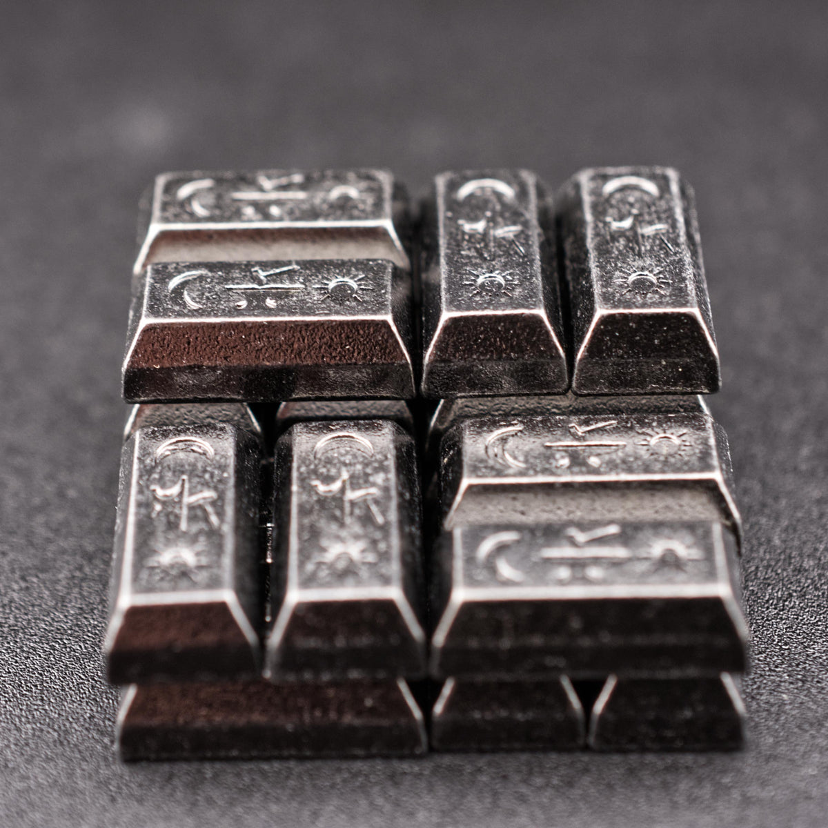 20 Dark Gunmetal Ingots, detail view 3