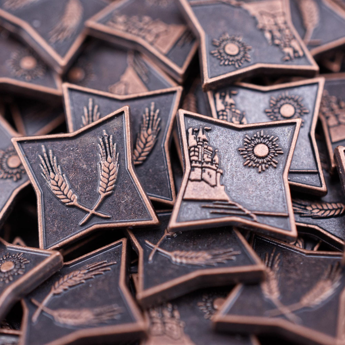 500 Copper Metal Coins for tabletop RPGs