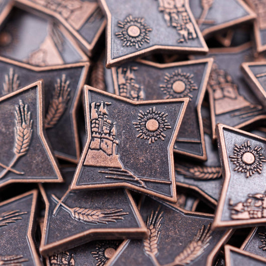 1,000 Copper Metal Coins for tabletop RPGs