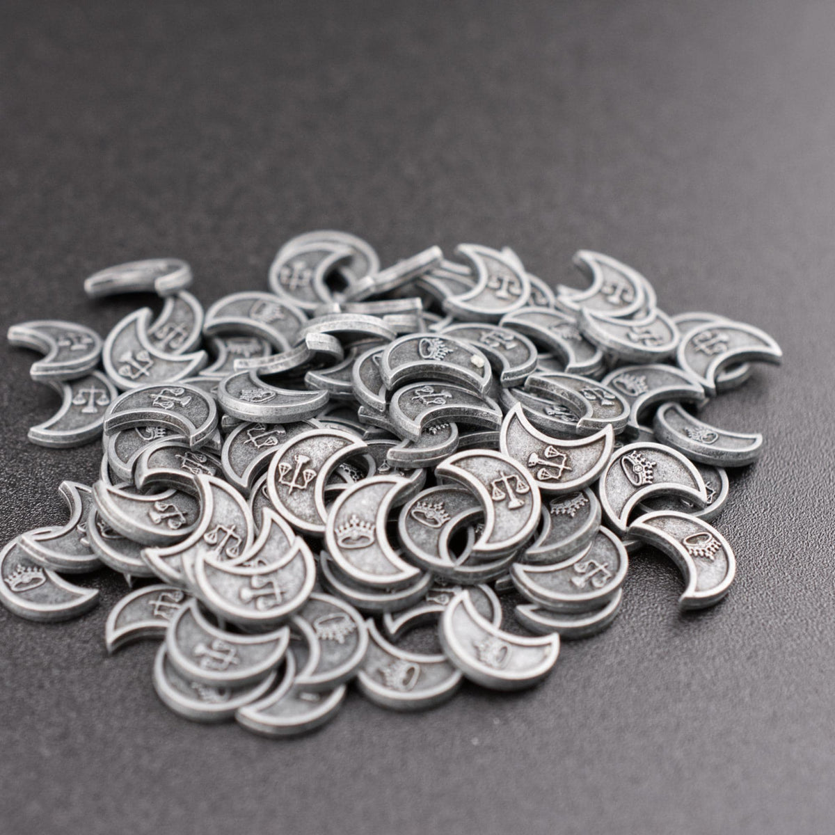 100 Silver Metal Coins, detail view 7