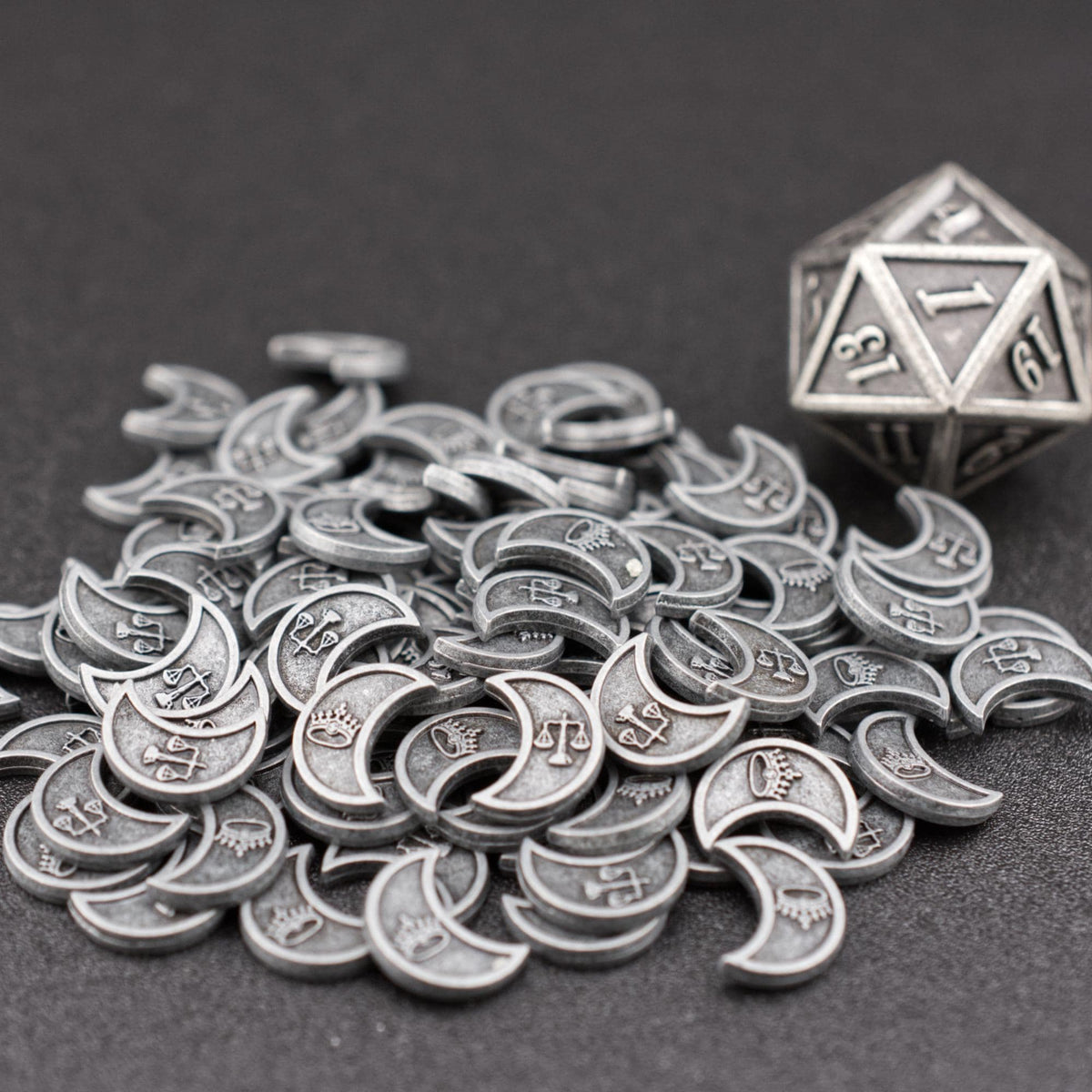 1,000 Silver Metal Coins, detail view 4