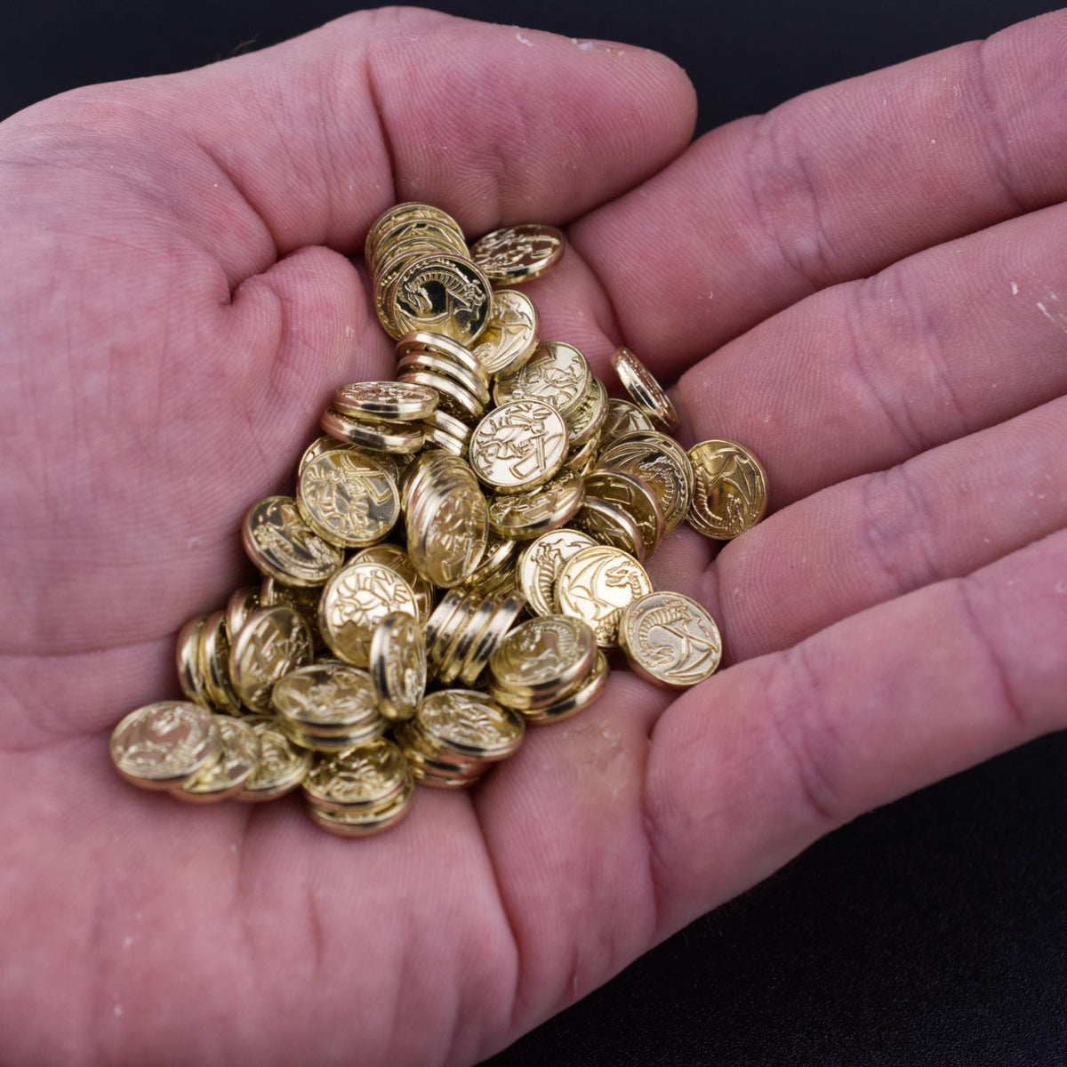 100 Gold Metal Coins, detail view 4