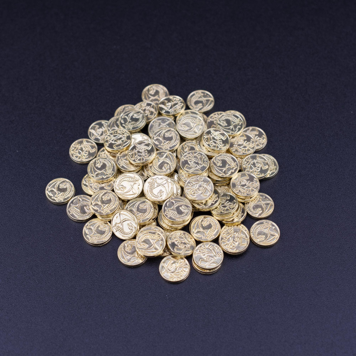 100 Gold Metal Coins, detail view 8