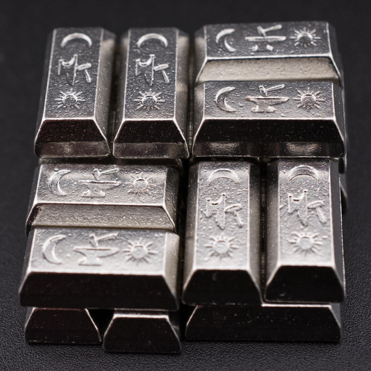 20 Platinum Metal Ingots, detail view 2