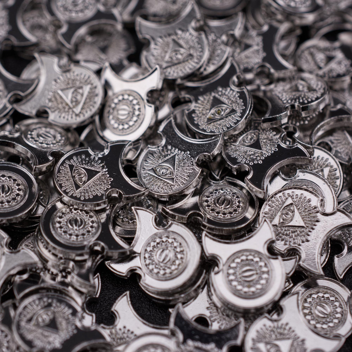 1,000 Platinum Metal Coins for tabletop RPGs