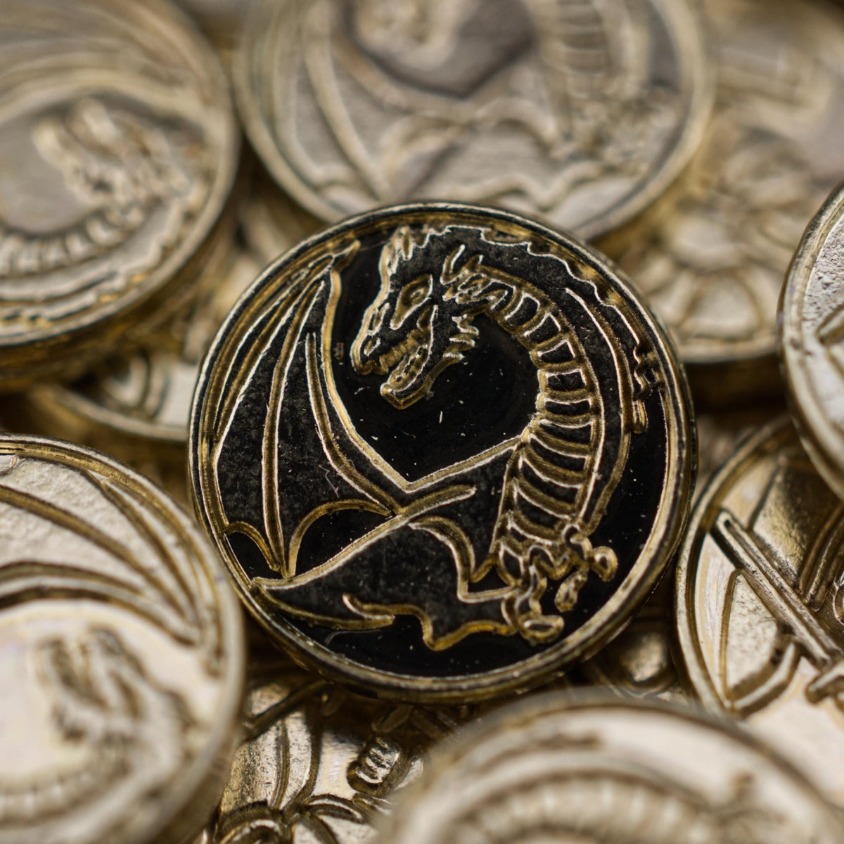 100 Gold Metal Coins, detail view 10