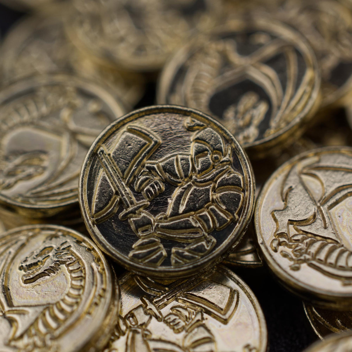 100 Gold Metal Coins, detail view 9