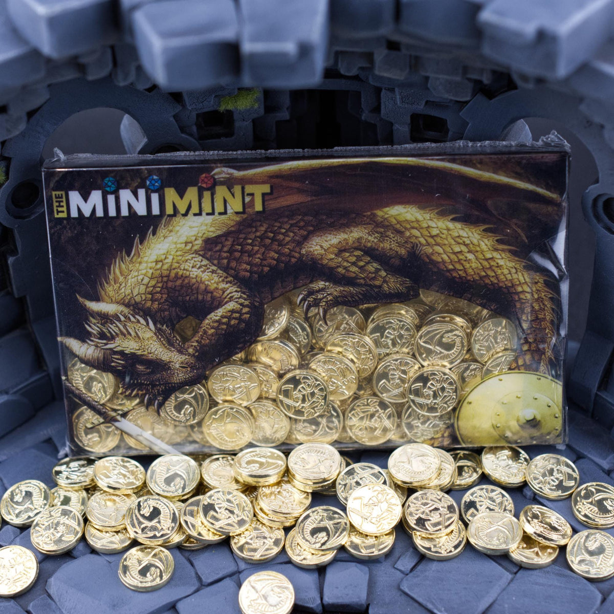 100 Gold Metal Coins, detail view 11